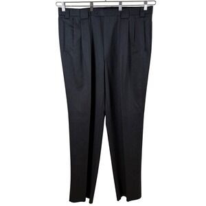 NWT Tallia Mens‎ Gray Wool Dress Pants Trousers 42W Unhemmed Pleated Quiet Luxe